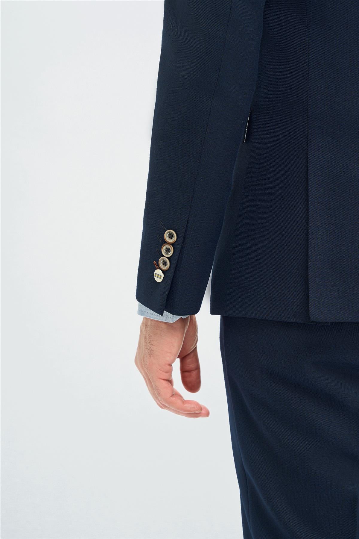 Tropez Navy Three Piece Suit