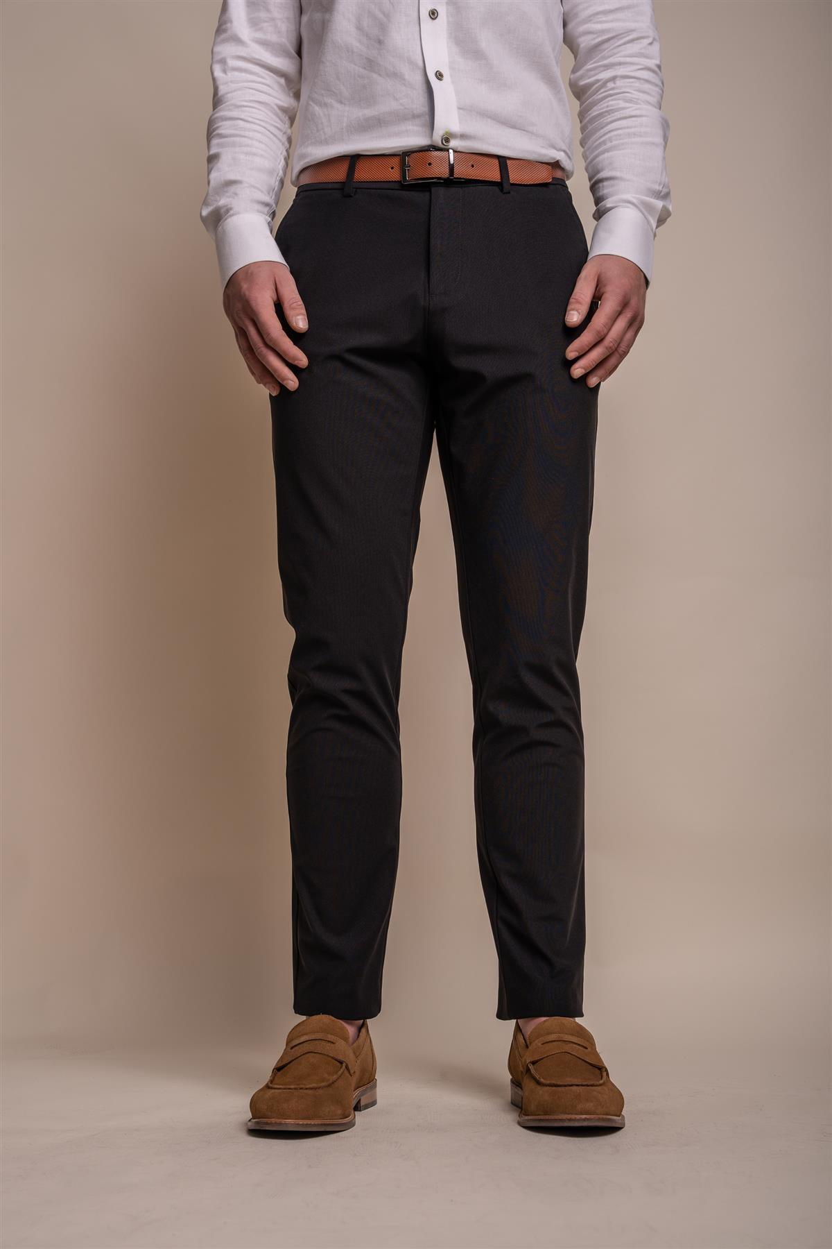 Reed black trouser front