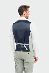 Camden Sage Three Piece Suit - House of Cavani