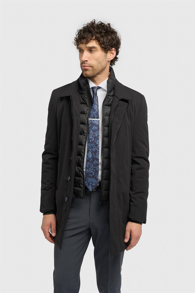 Heston Padded Overcoat