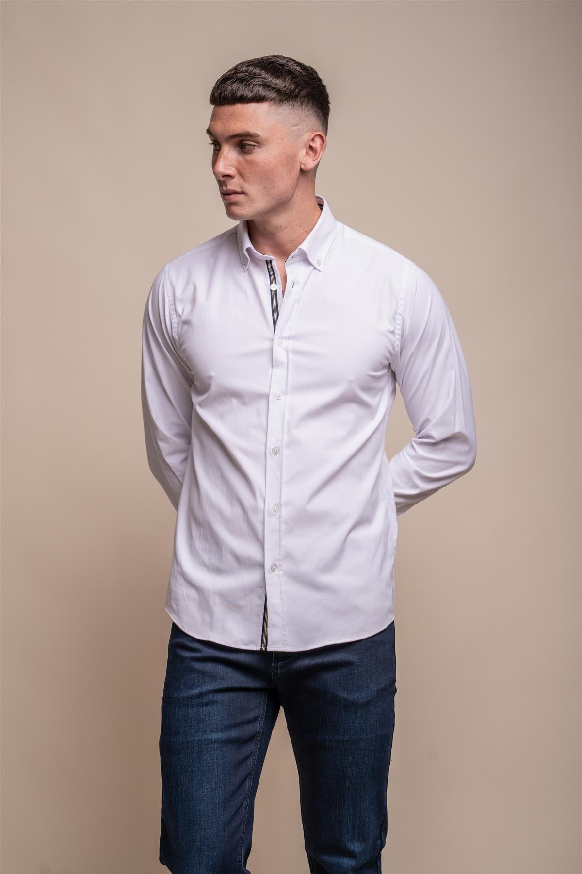 Tessa White Shirt Front