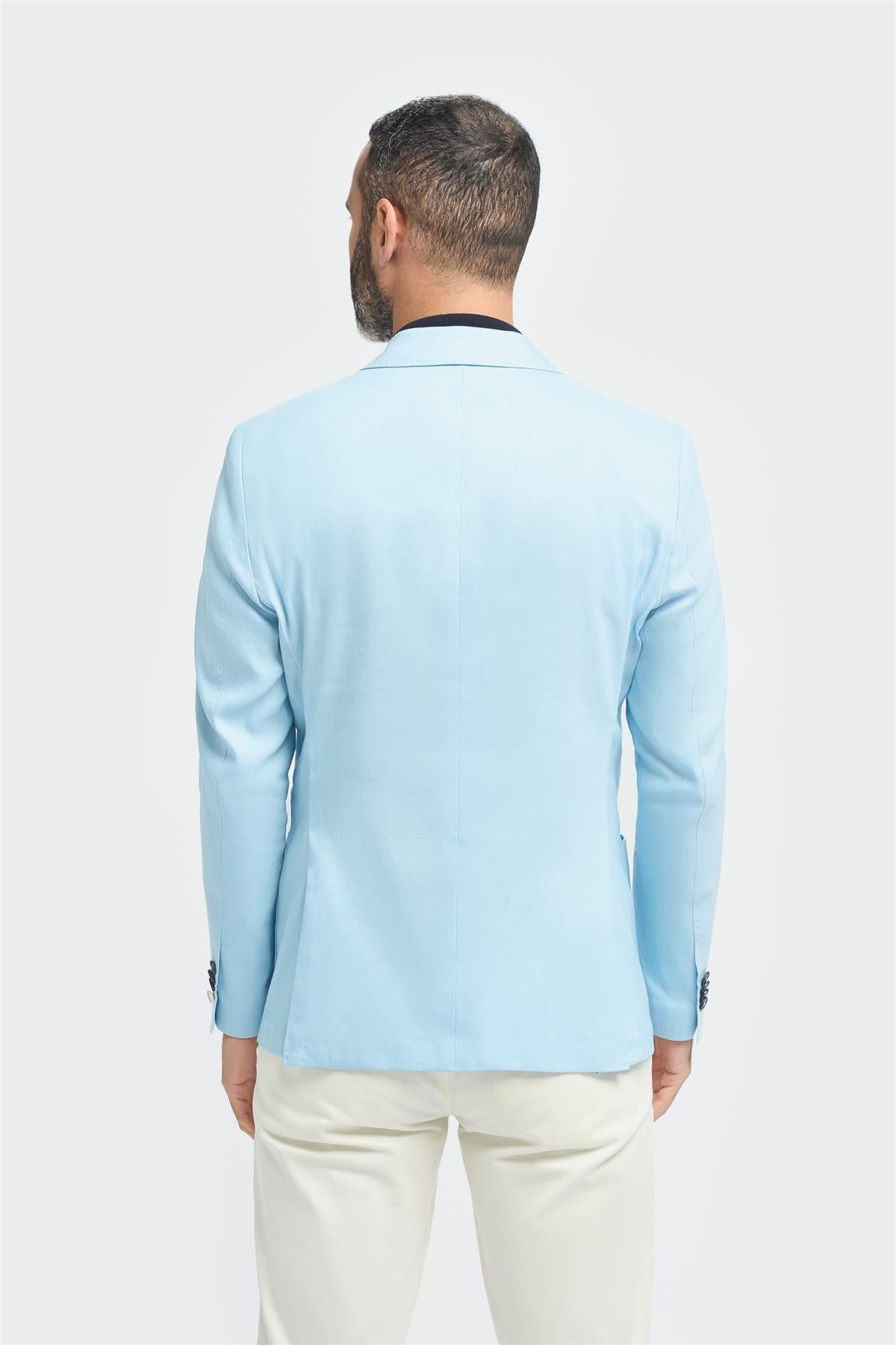 Luca Sky Blue Blazer