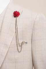 Cavani red flower chain