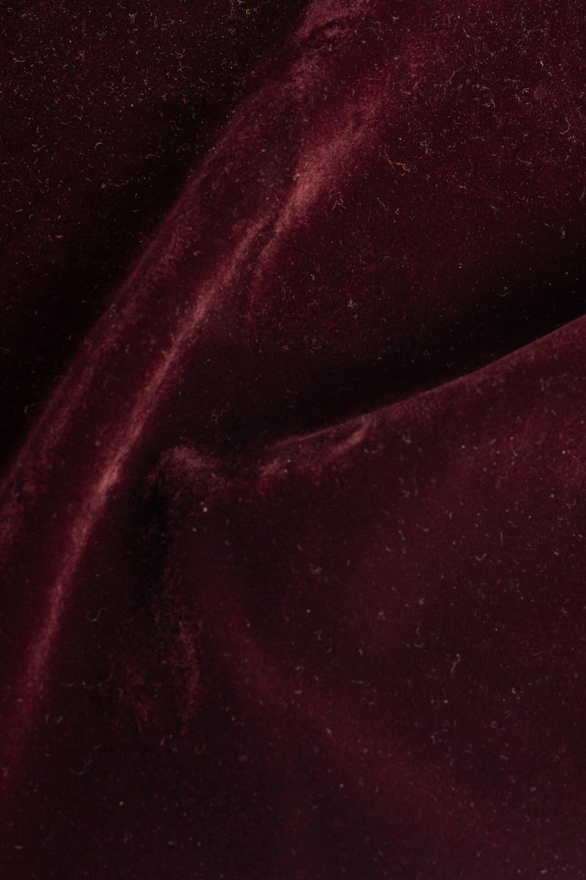 Velvet bow tie