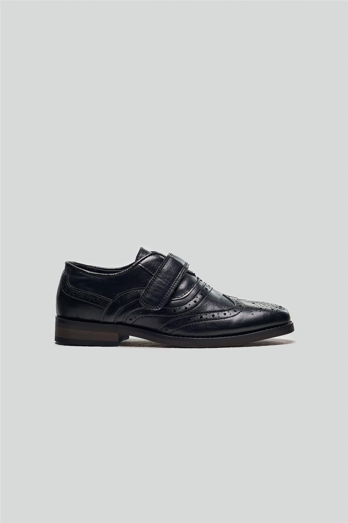 Boys Russel Black Shoes