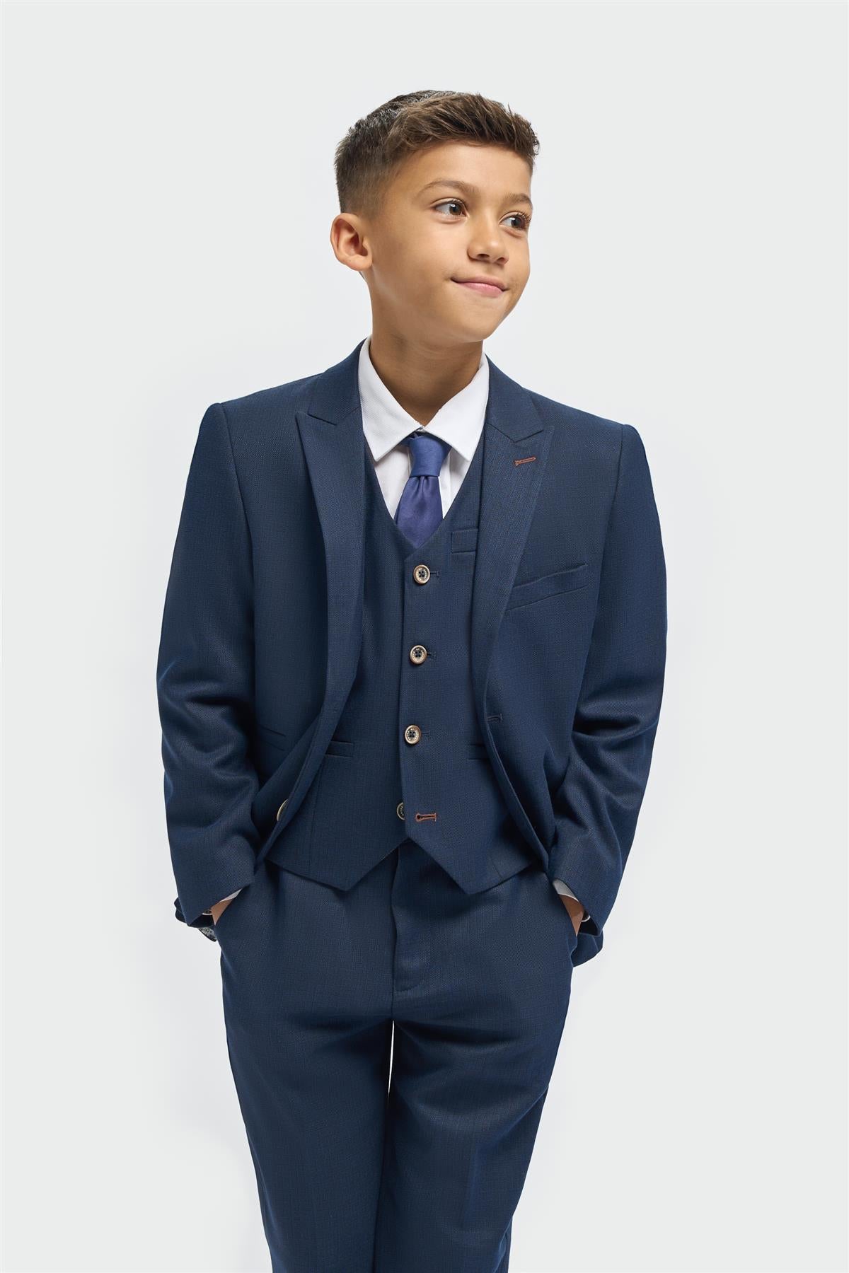 Boys Tropez Navy Suit