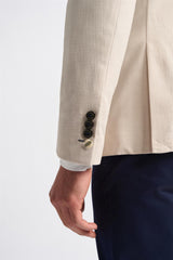 Rome Beige Blazer Cuff Detail