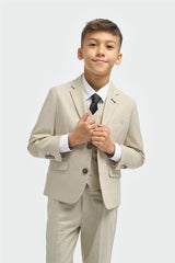 Boys Hampton Beige Suit