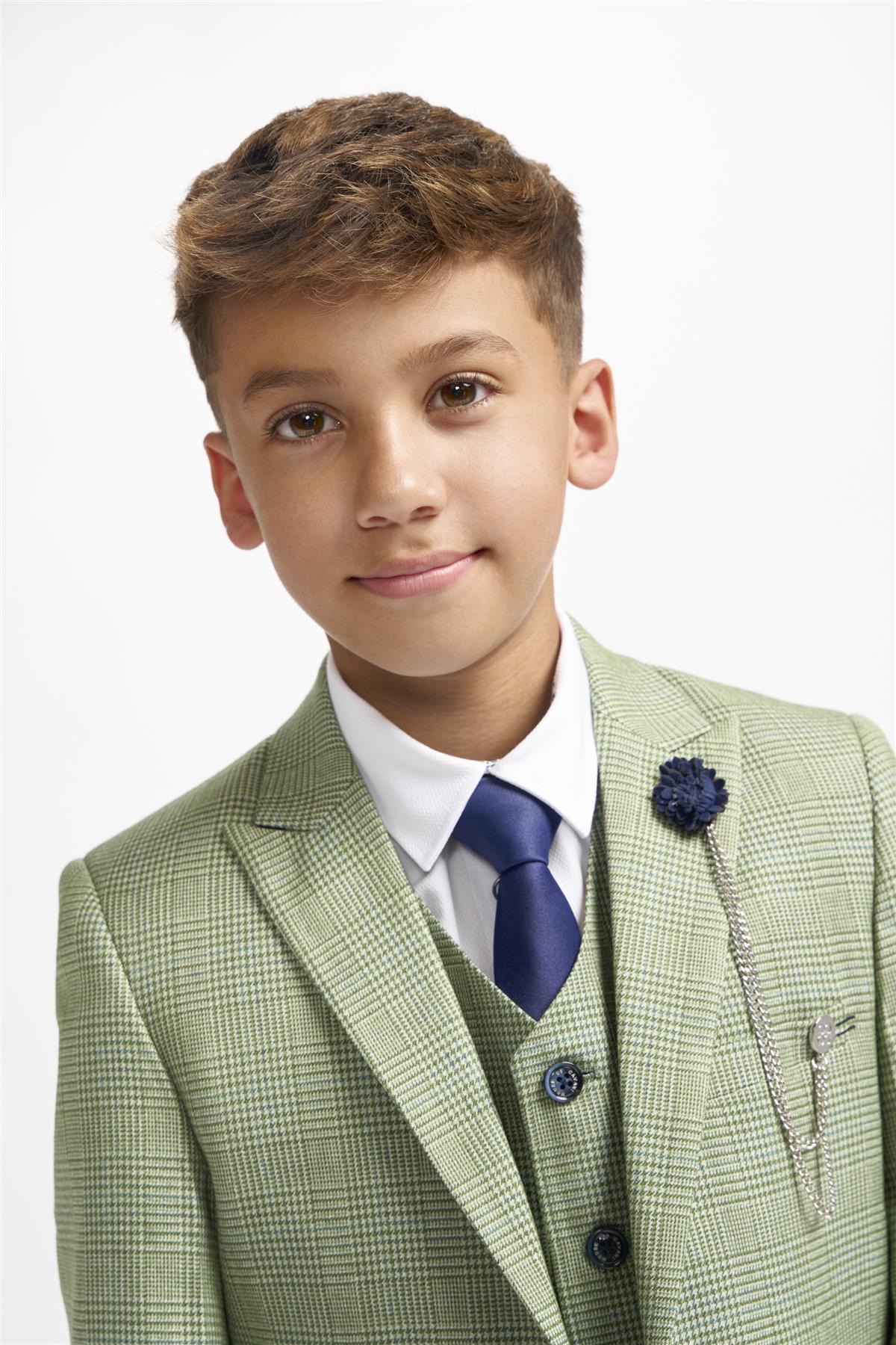 Boys Caridi Sage Blazer Lapel