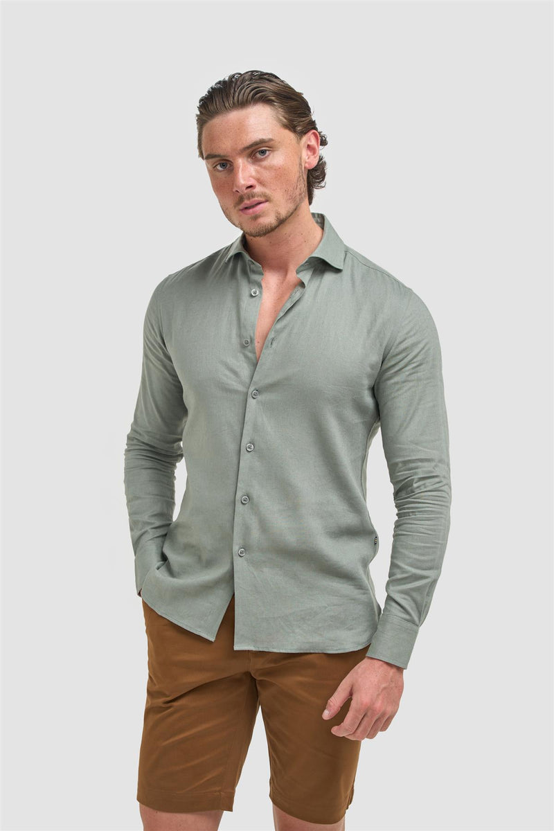 Matera Sage Shirt - House of Cavani