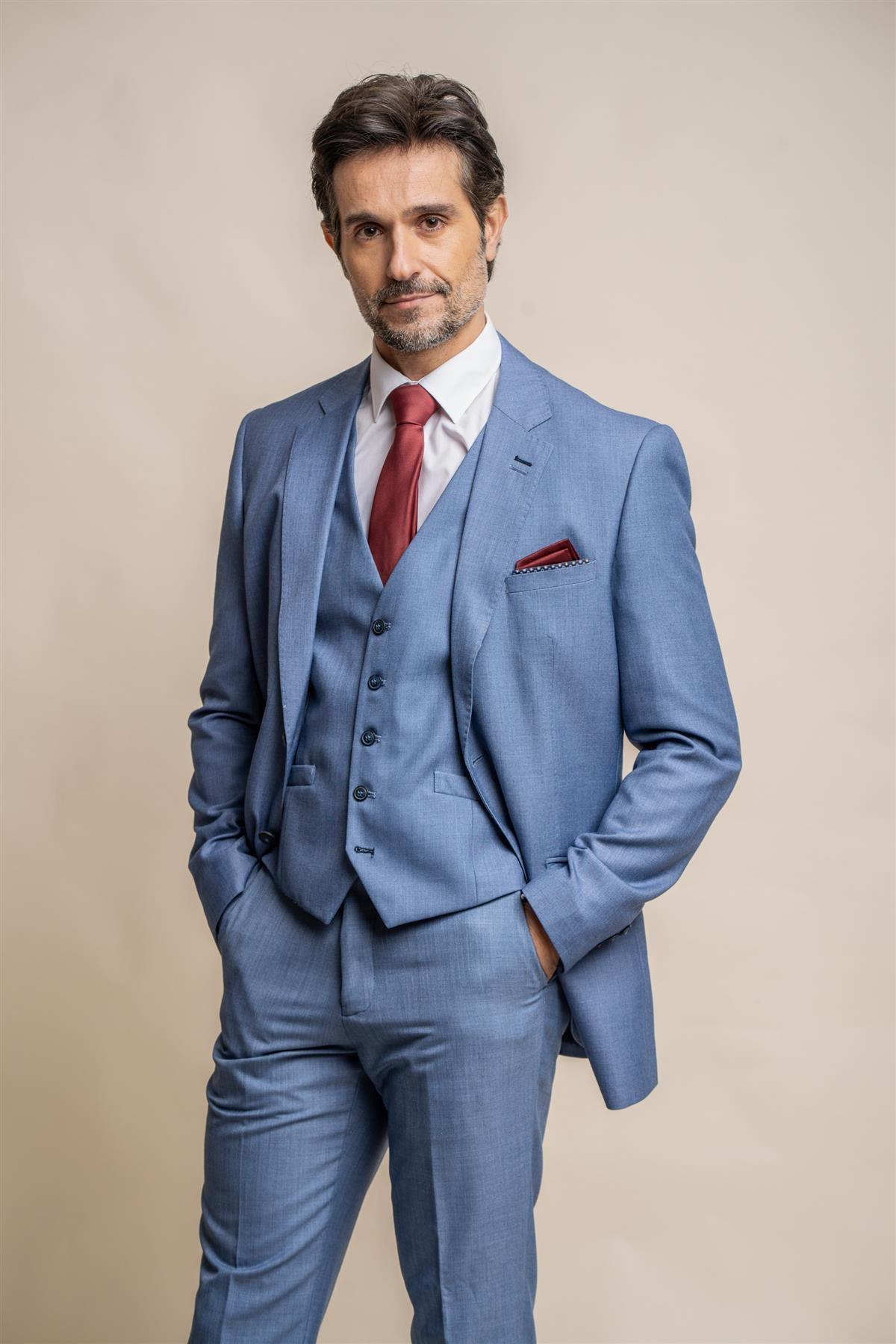 Bluejay Three Piece Suit Front