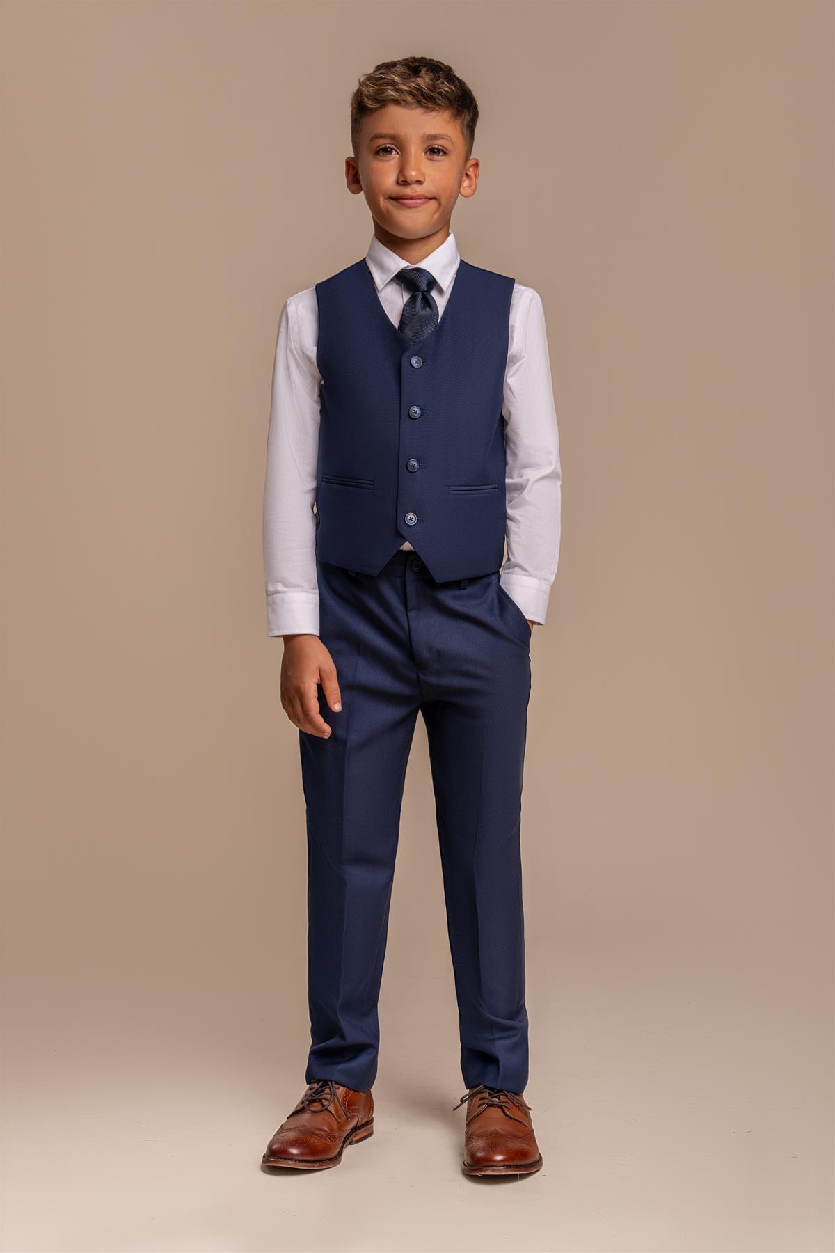 Boys Jefferson Waistcoat With Trouser Front