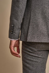 Martez Grey Blazer Back Detail