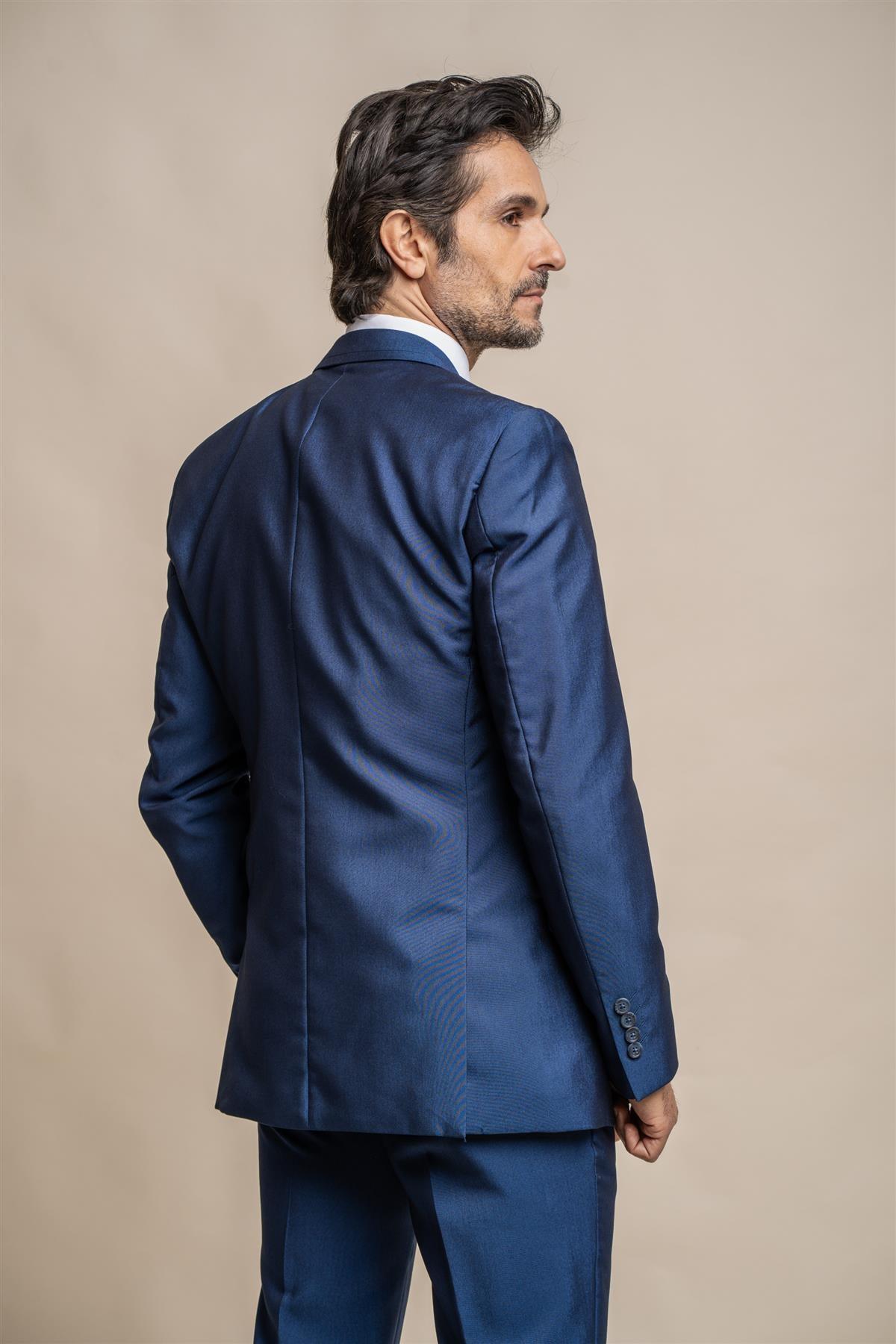 Ford Blue Three Piece Suit Back