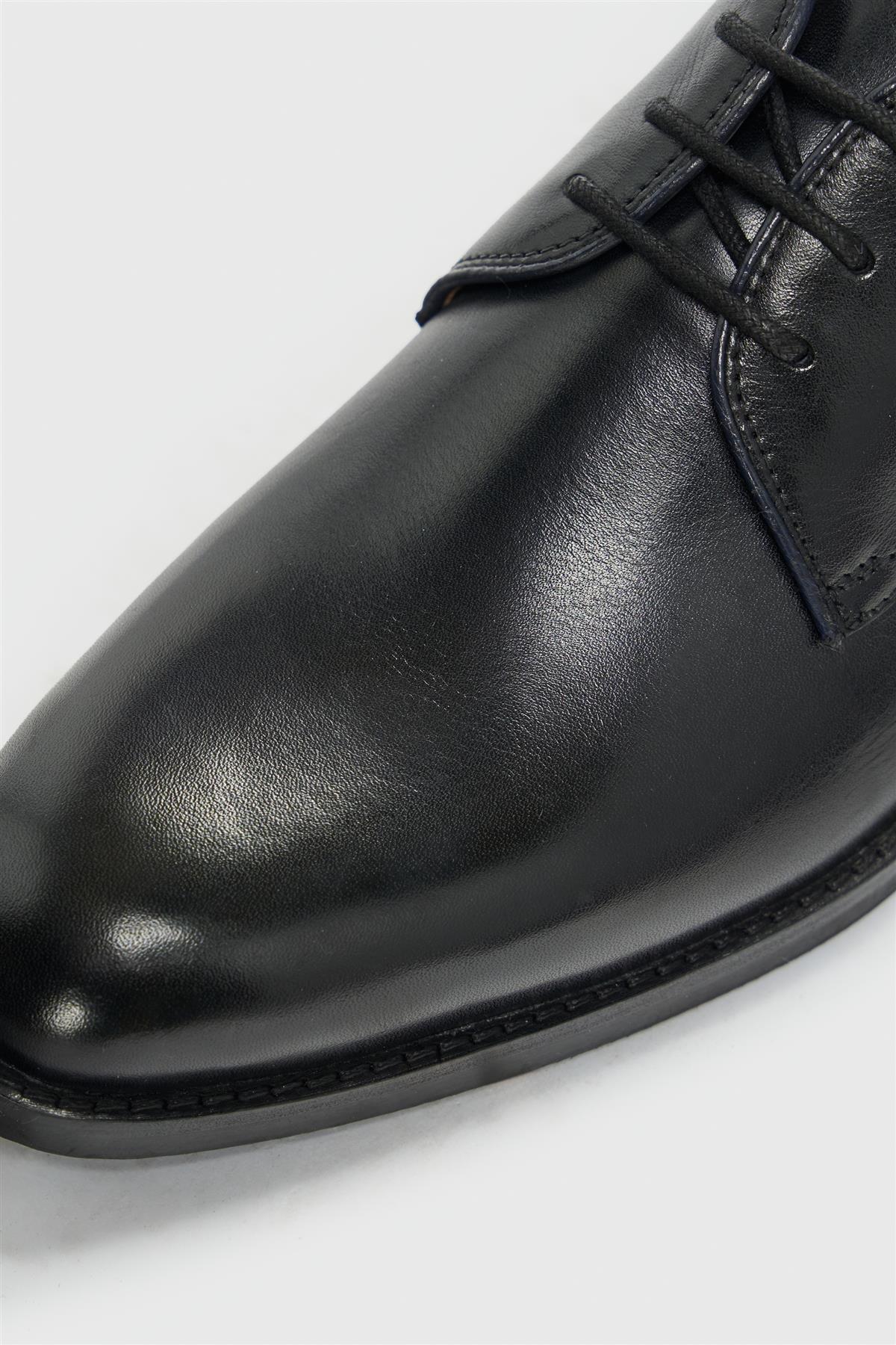 Taylor Black Leather Shoe