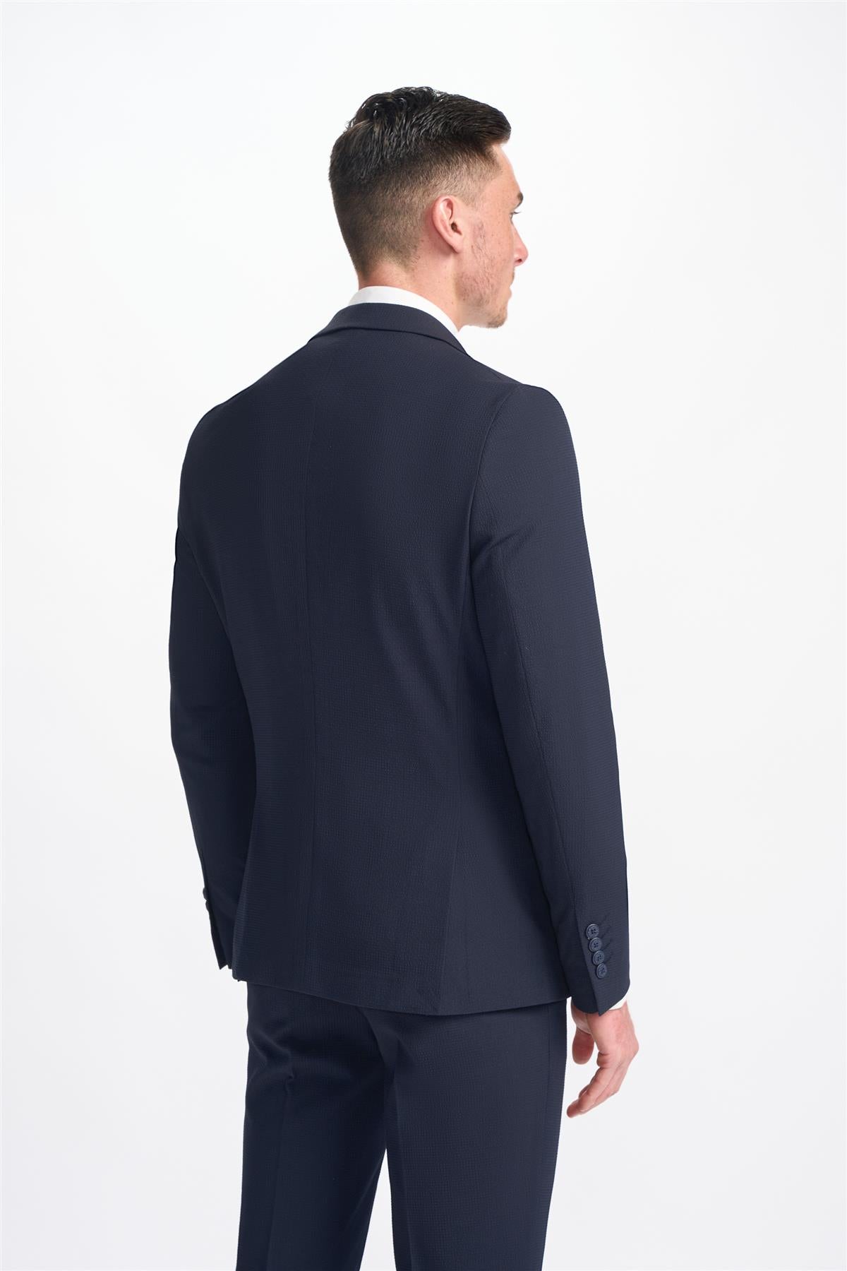 Siren Navy Blazer Back