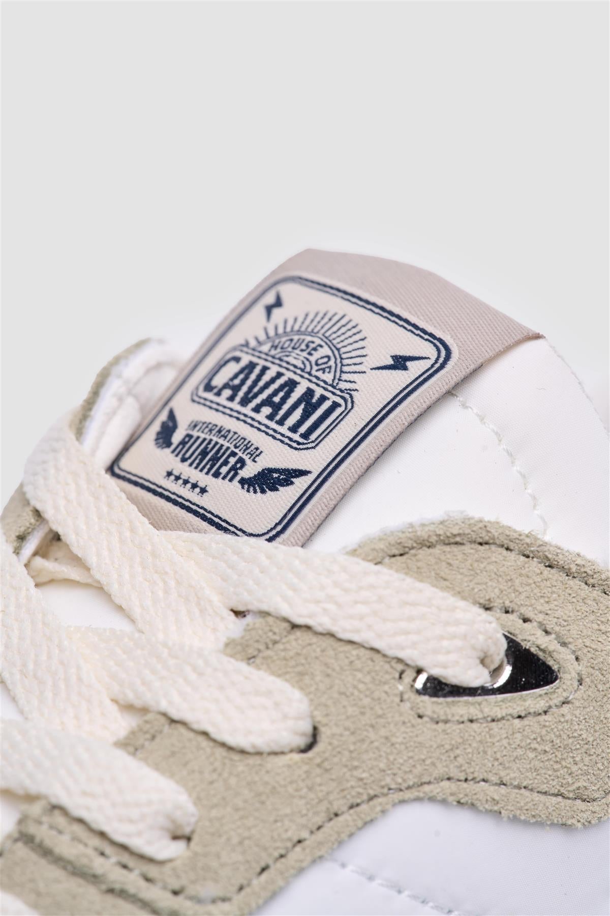 International Runner Cream Lightweight Nylon Trainer