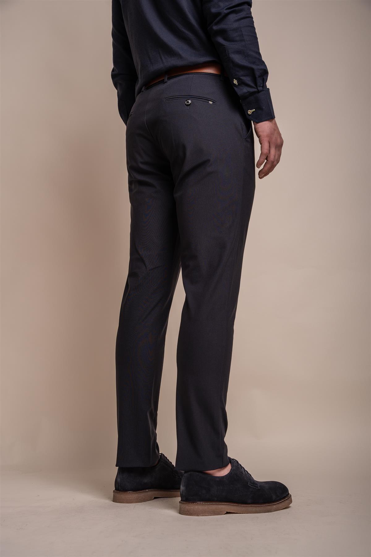Reed navy trouser back