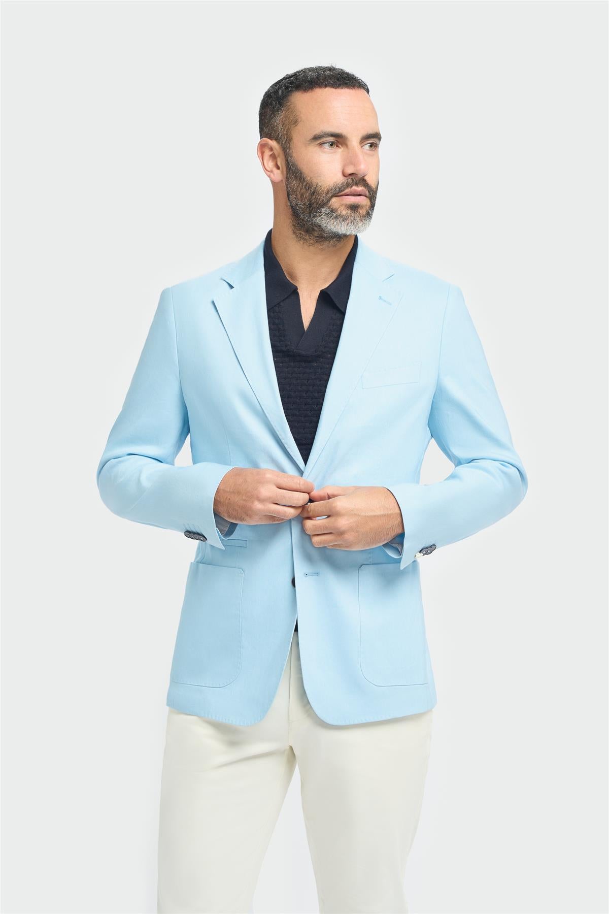 Luca Sky Blue Blazer