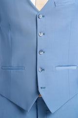 Bond Ocean Blue Waistcoat