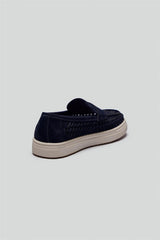 Boys Troy Navy Loafers
