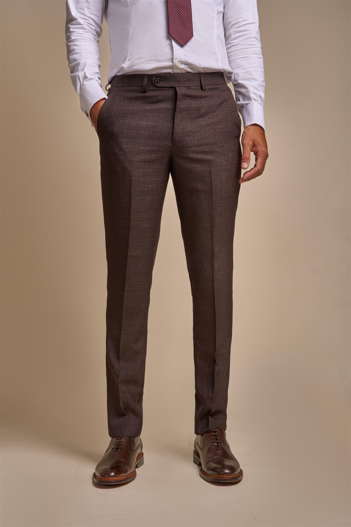 Caridi Brown Trouser Front