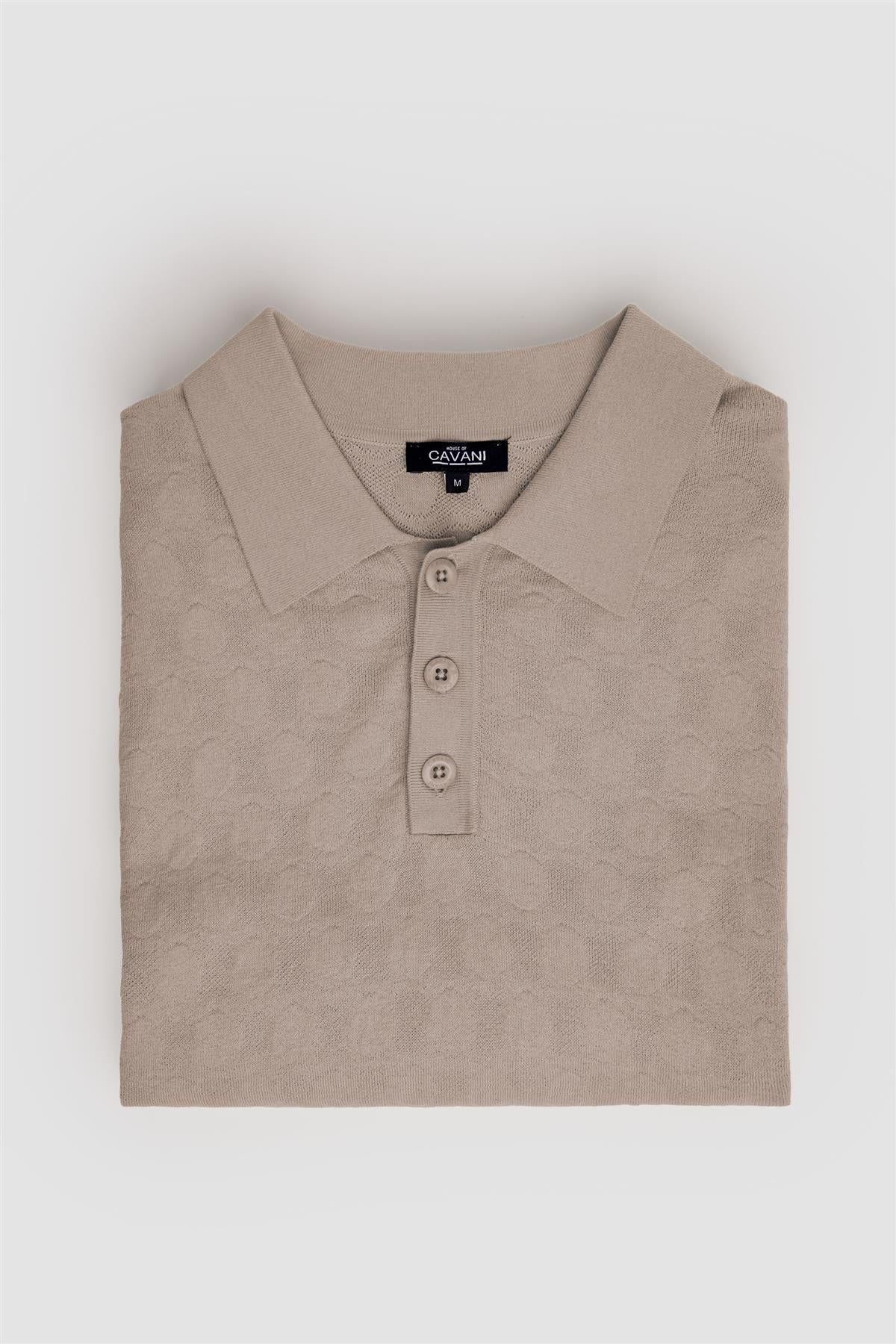 Armando Light Brown Polo - House of Cavani