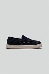 Boys Troy Navy Loafers