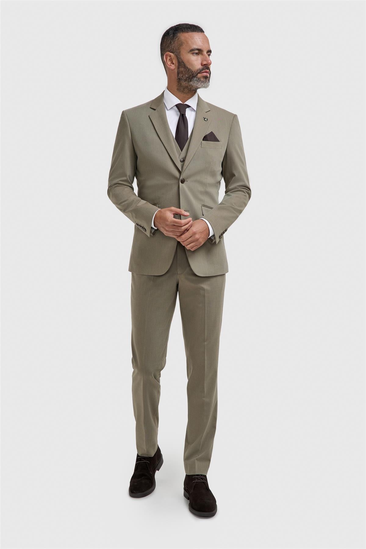 Donatella Sage Three Piece Suit - House of Cavani