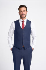 Bond Navy Waistcoat
