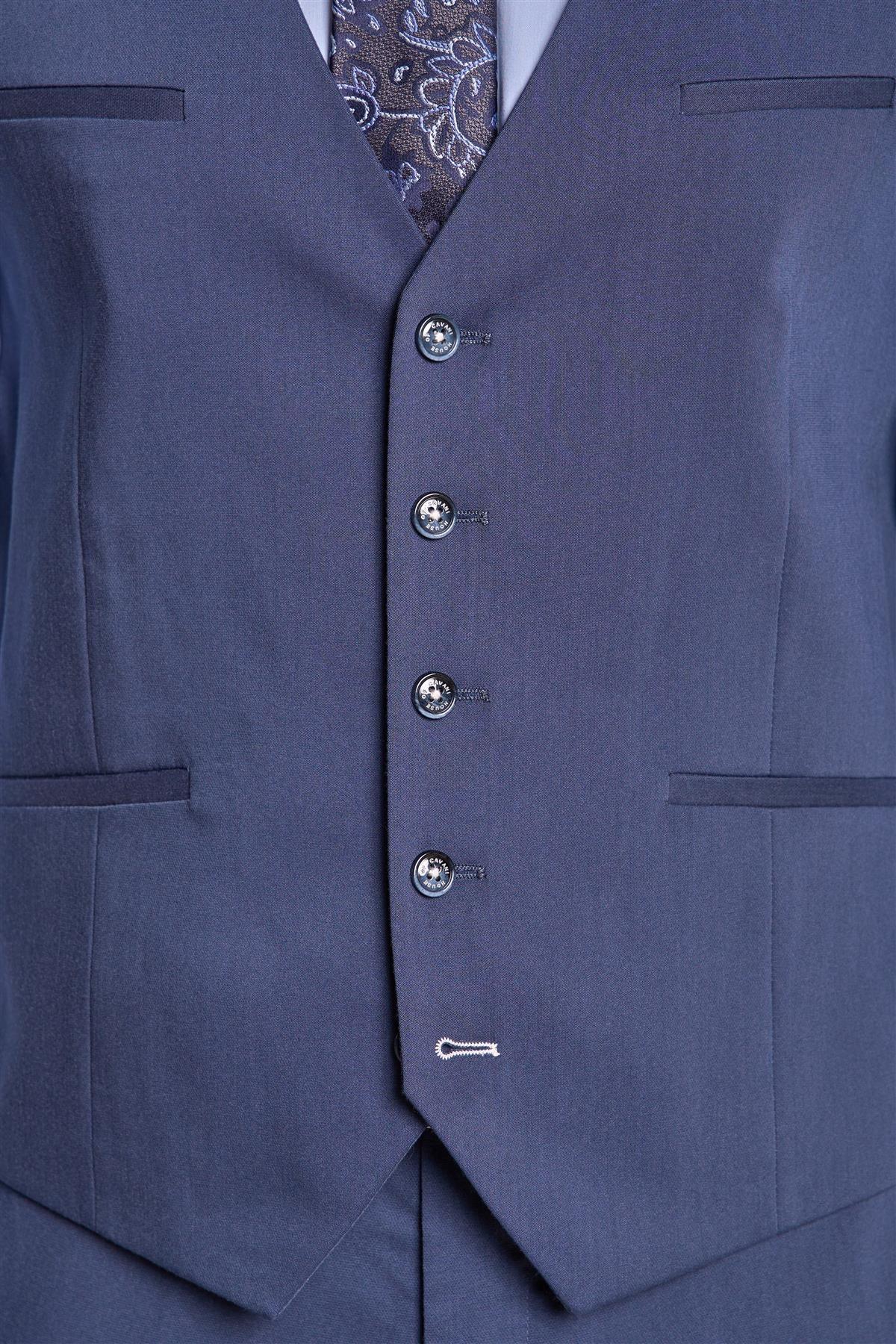 Specter Teal Waistcoat Front Detail
