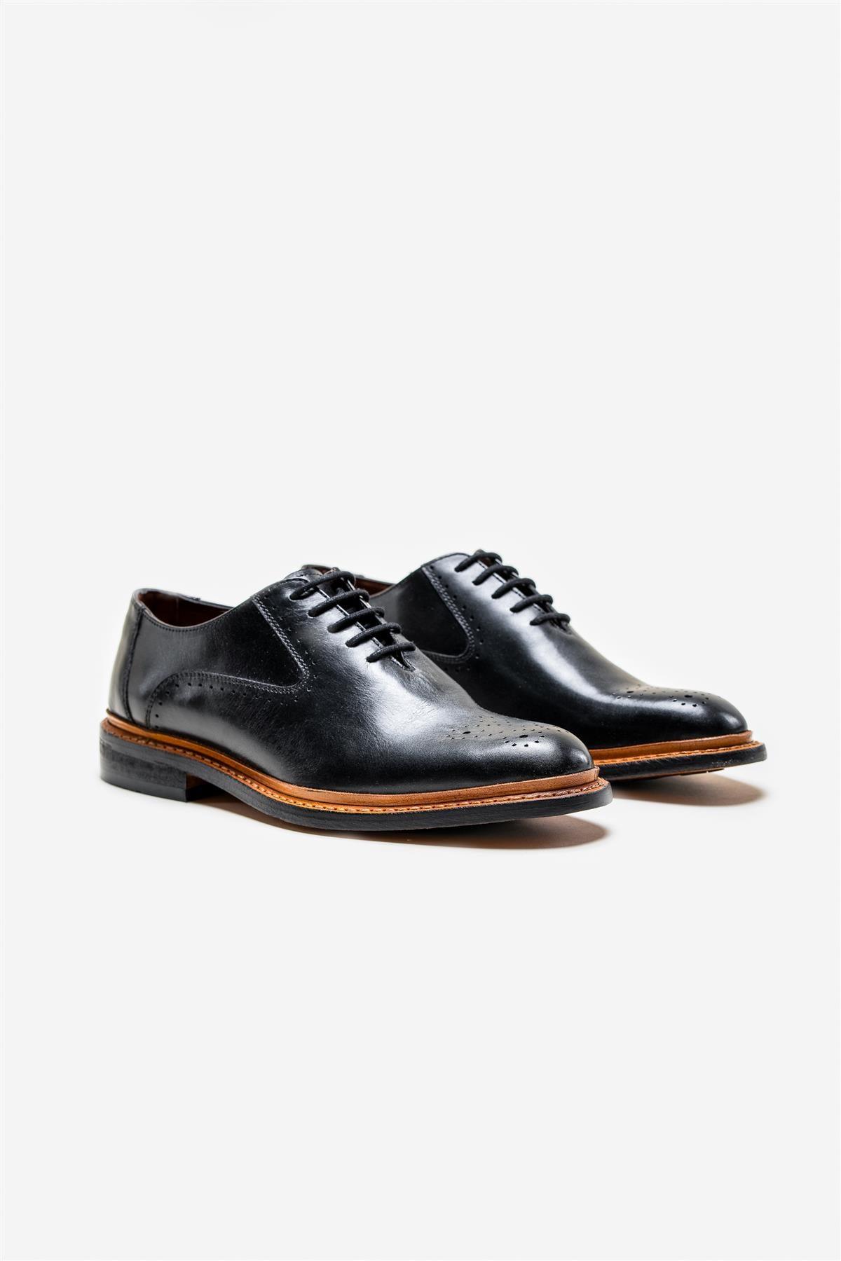Brentwood black shoes front