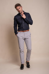 Reed grey trouser front