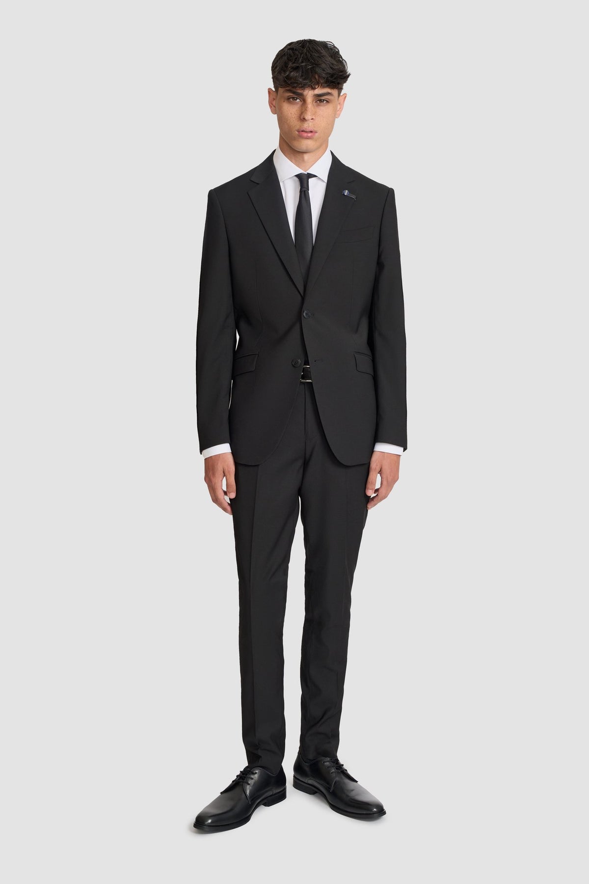 Men's Suit Full Black Prom Suit Mens Suit Slim Fit Piece