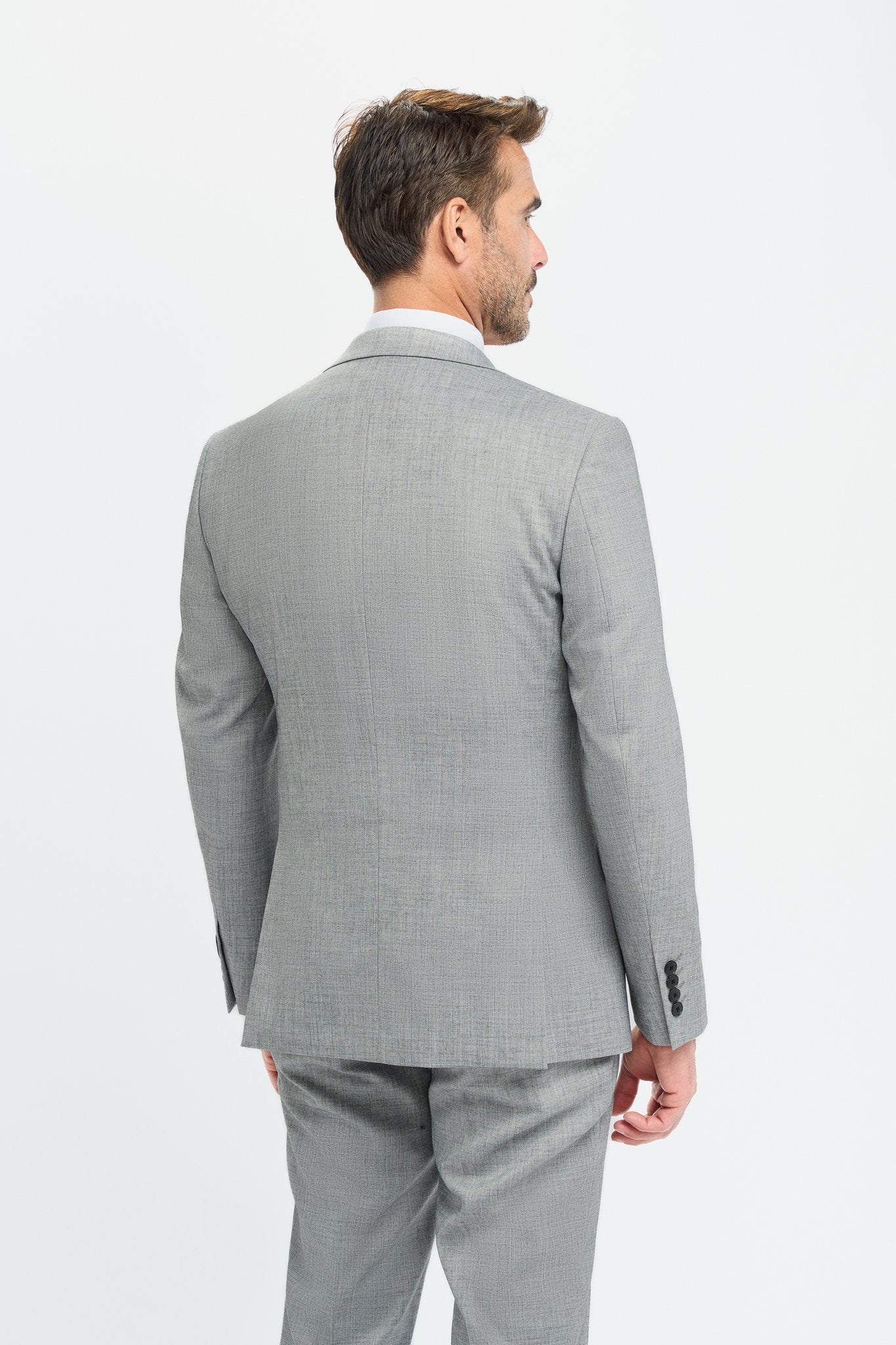 Malibu Grey Three Piece Suit