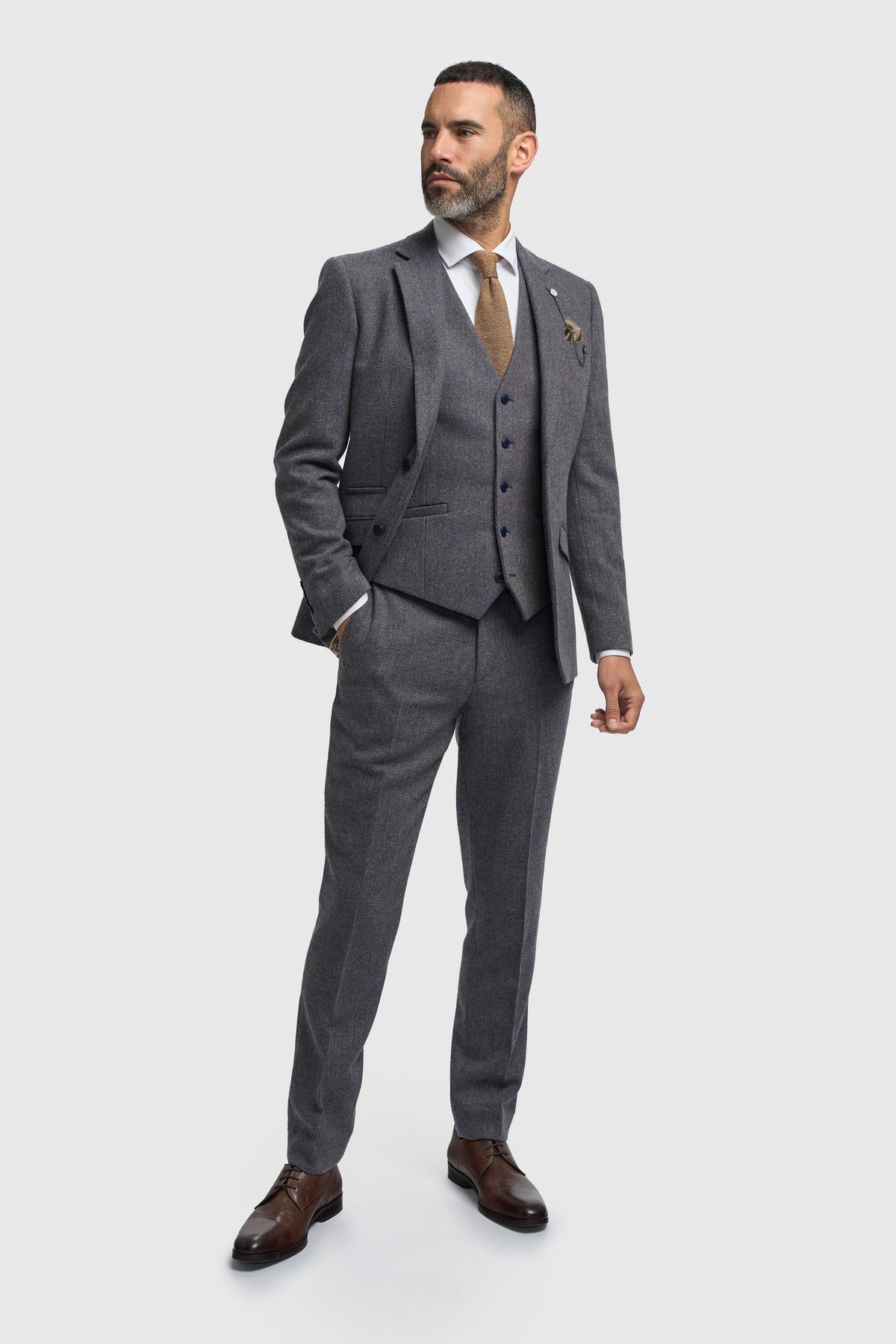 Thomas Savoy Tweed Three Piece Suit