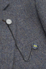 Thomas Savoy Tweed Three Piece Suit - House of Cavani