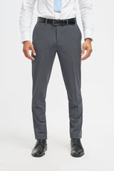 Bond Wool Rich Charcoal Three Piece Suit - House of Cavani