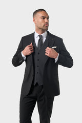 Malibu Black with Charcoal Waistcoat