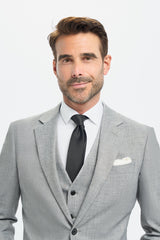 Malibu Grey Three Piece Suit