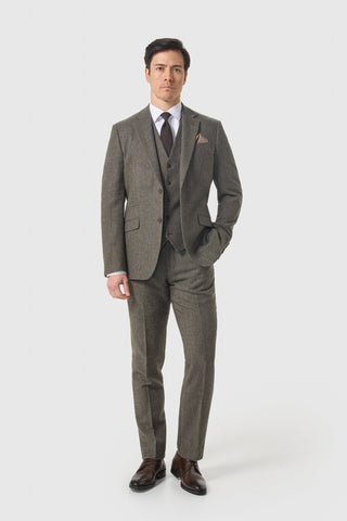 Thomas Sage Tweed Three Piece Suit