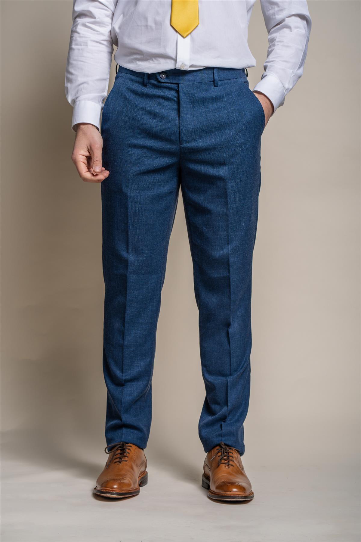 Miami blue trouser front