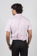 Vito pink short sleeve shirt back