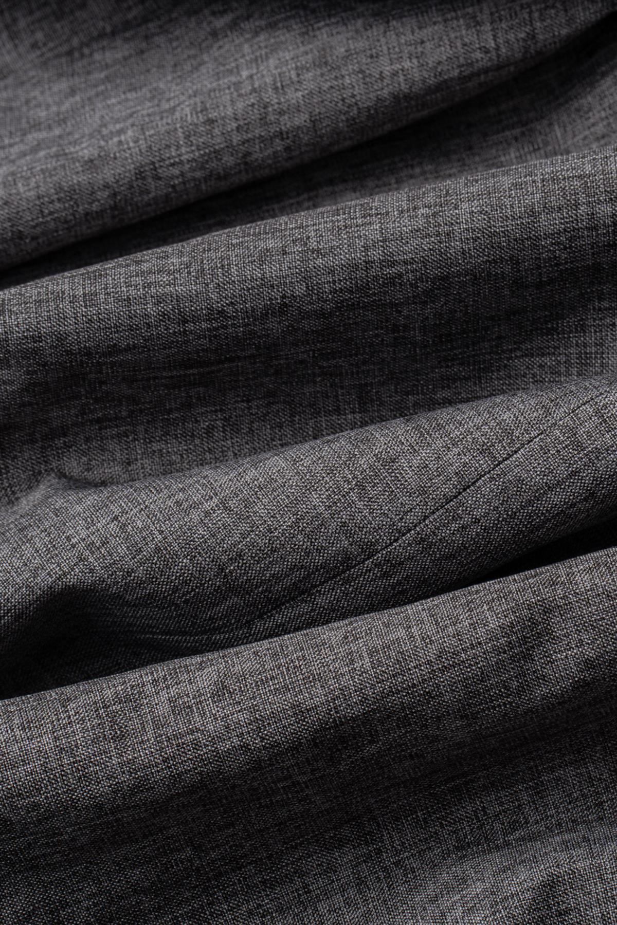 Brando mac grey long coat fabric swatch