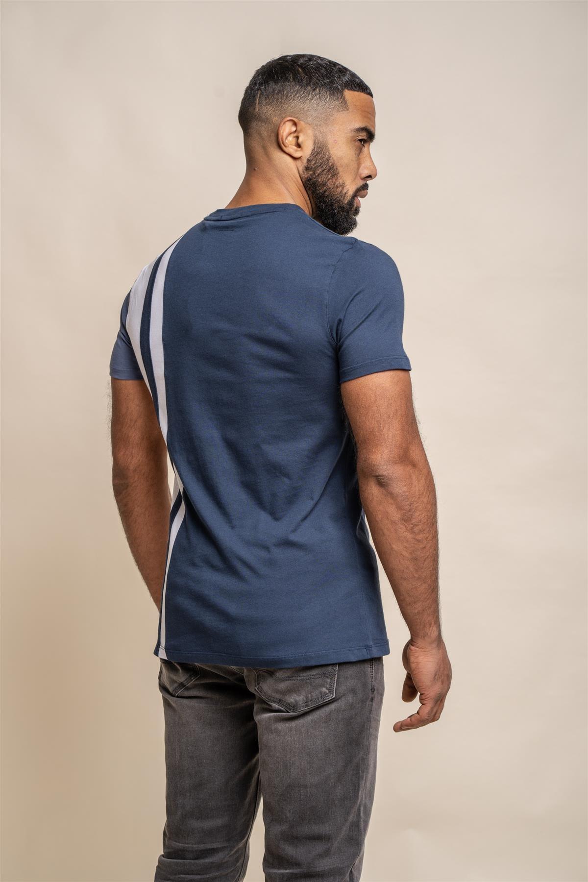 Capone navy T-shirt back