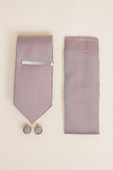 No.10 red/blue gift tie set front