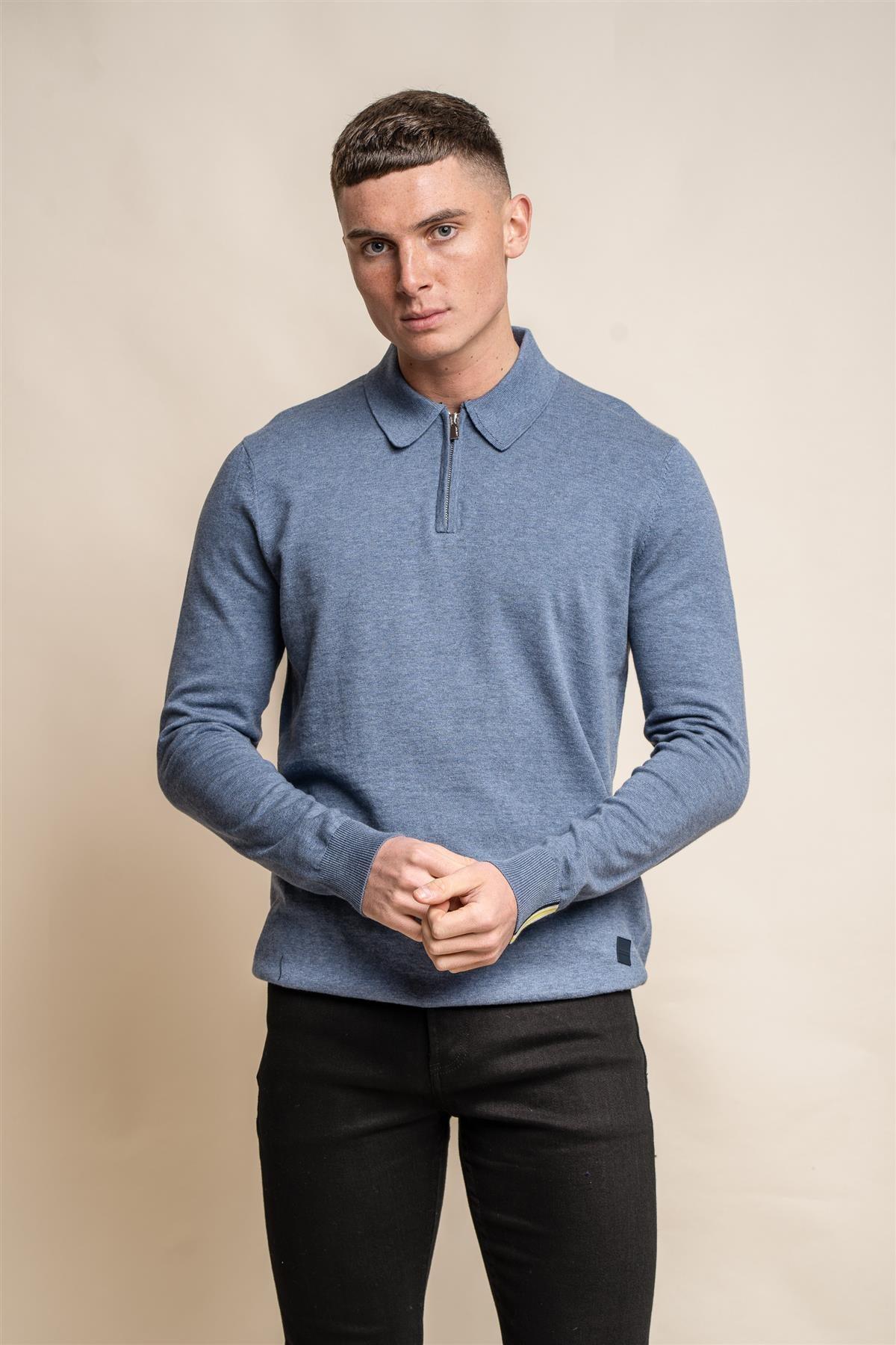 Falcao air force quarter zip jumper front