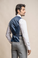 Reegan grey waistcoat back