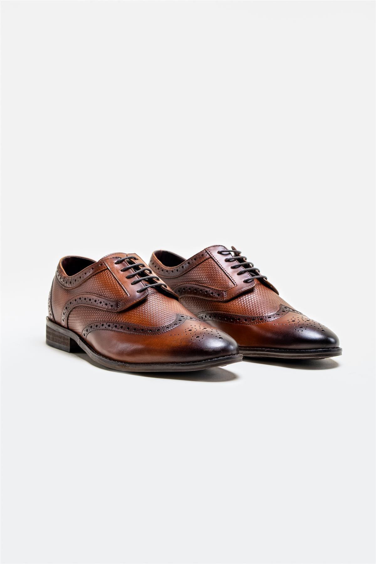 Orleans brown shoe front