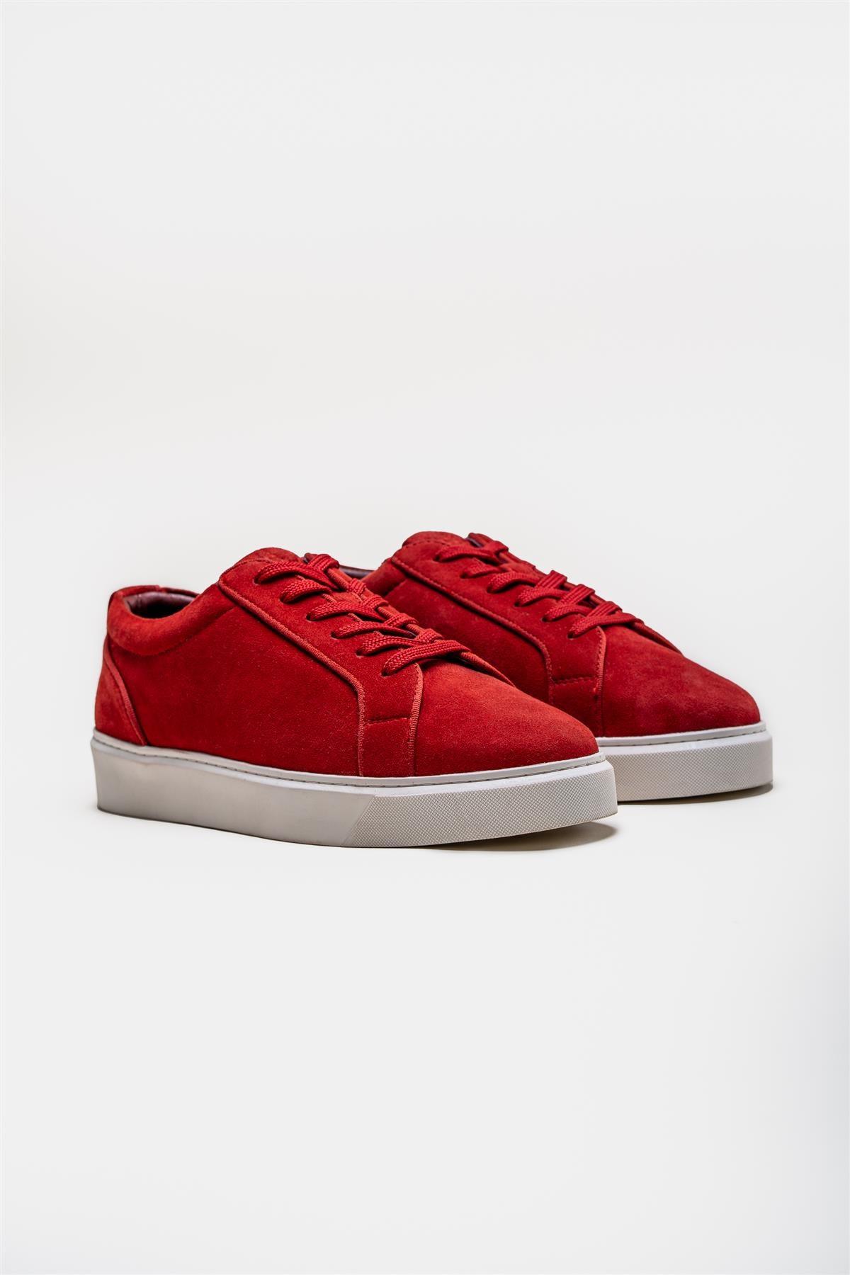 P50 red sneaker front